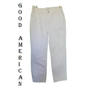 Good American Good '90s Loose Fit Jeans In White GN999PT Size 12/31